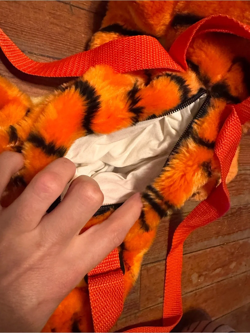 Disney Orange & Yellow Tigger Plush Backpack